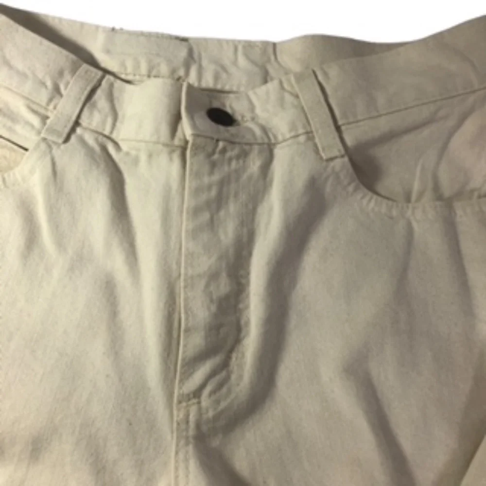 Lee Vanilla Colored Straight Leg Jeans Size Juniors 11 M - Picture 6 of 12